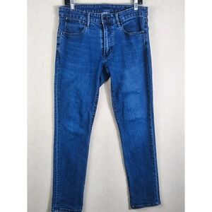 BONOBOS Mens 32x30 Dark Wash Tailored Fit The Blue Jean Denim JEANS‎ USA EUC